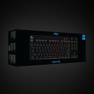8. Logitech G915 LIGHTSPEED WRLS RGB MECH KB/GL CLICKY Tastatur - CARBON US INTL