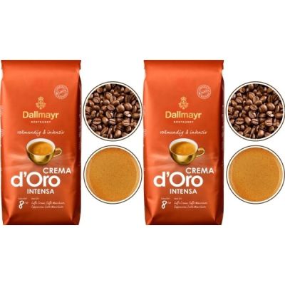 Dallmayr Crema d'Oro Intensa Kaffeebohnen 2 kg