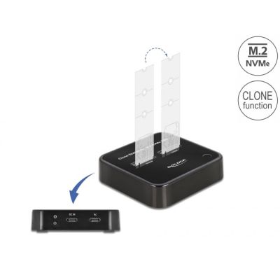 3. Delock M.2 Dockingstation für 2 x M.2 NVMe PCIe SS
