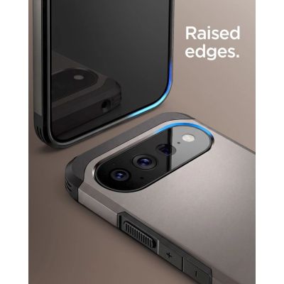 11. Spigen Tough Armor Mag MagSafe Hülle für Google Pixel 11 – Dunkelgrau