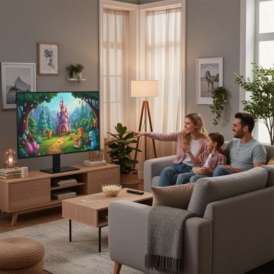 9. MACLEAN Universal-TV-Ständer, für TV-Schränke, max. 40 kg, max. VESA 400x400, Höhen- und Winkelverstellung MC-1240