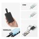 5. Cuktech CP132ML 10000 mAh Magnetische Powerbank – Weiß
