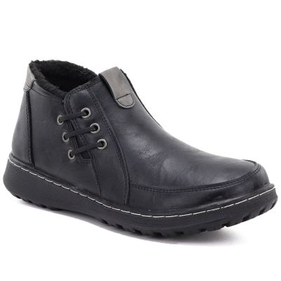 Bequeme schwarze Damen-Ankle-Boots Potocki 25-90349