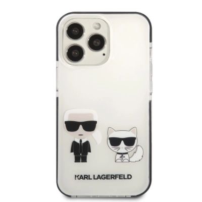 3. Karl Lagerfeld KLHCP13LTPEKCW iPhone 13 Pro / 13 6.1" Hardcase weiß/weiß Karl&Choupette