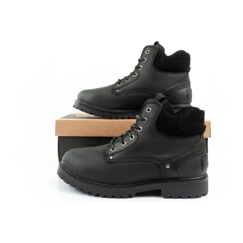 10. Wrangler Yuma Herrenstiefel Chelsea Boots Elegantes Leder Schwarz