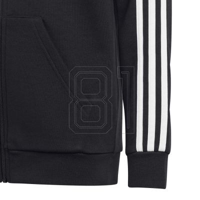 8. Adidas 3 Stripes FL Full-Zip Hoody Jr HR6331 Sweatshirt