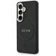 2. Guess Saffiano Peony Embossed Ring MagSafe Hülle für Samsung Galaxy S26 - Schwarz
