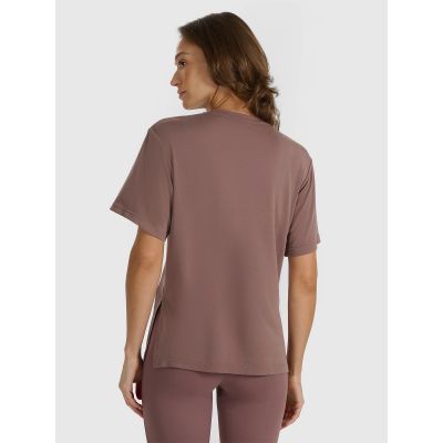 4. Oversize-T-Shirt für Damen aus Modal 4F 4FRAW25TTSHF3408-82S