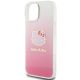 6. Hello Kitty IML Gradient Electrop Kitty Head Hülle für iPhone 15 – Rosa