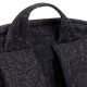 9. RIVACASE Anvik 15,6"-Laptop-Rucksack, 15 l, schwarz, aus wasserdichtem Material, Fächer für ein 10,5"-Tablet, Smartphone, Dokumente, Zubehör, Trinkflasche