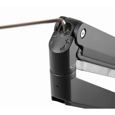 24. GEMBIRD Verstellbarer Schreibtischarm/Halterung für 3 Monitore 17-27 Zoll, VESA 100x100 mm, bis zu 6 kg