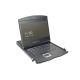 Digitus Modularkonsole mit 19-Zoll-TFT-Monitor (48,3 cm), 16-Port-Cat.-5-KVM-Switch und Touchpad, deutsche Tastatur