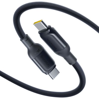 Baseus PicoGo Schnellladekabel 240W USB-C auf USB-C, 1 m – Schwarz