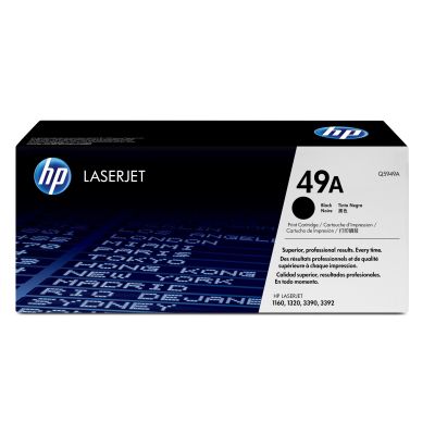 8. Originale schwarze HP 49A LaserJet-Tonerkartusche