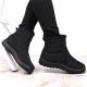 13. Waterproof snow boots with a zipper NEWS W EVE181A black