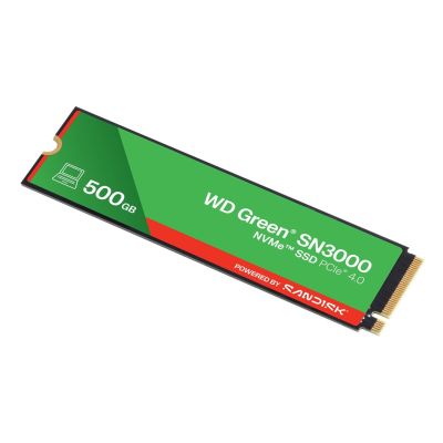 3. WD Green SN3000 500GB M.2 NVMe WDS500G4G0E SSD