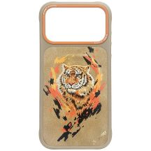 Nimmy Tiger MagSafe Hülle für iPhone 17 Pro Max – hellbraun