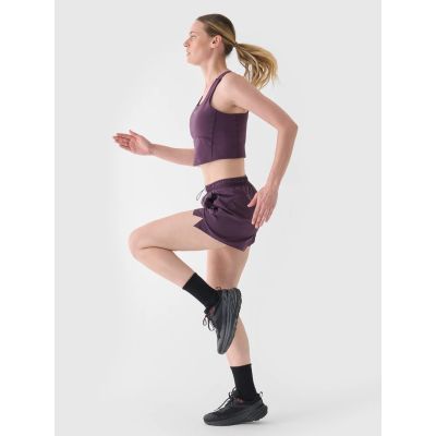 7. Schnelltrocknende Damen-Laufshorts 4F 4FWAW24TFSHF0758-50S