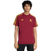 adidas AS Roma Originals Herren-T-Shirt, bordeauxrot, JZ7185