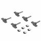 8. Runder Duschhocker aus Aluminium