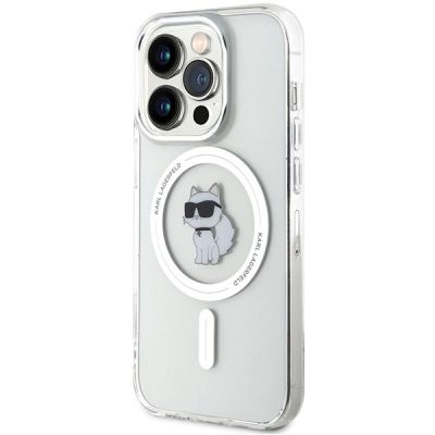 2. Karl Lagerfeld IML Choupette MagSafe Hülle für iPhone 14 Pro Max – transparent