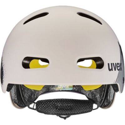 4. UVEX Kid 4 Style MIPS Kinderfahrradhelm, Schmutzig Warmgrau