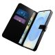 6. Puro Booklet Case mit Klappe und Geldbörse für Samsung Galaxy S25 – Schwarz