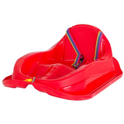 7. Kunststoffschlitten MINI BOBEK, rot
