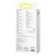 17. Baseus Flash Series II Kabel USB - USB Type C / Lightning / Micro USB 100 W 1,2 m blau (CASS030003)
