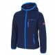 3. TrollKids Kids Stavanger Jacket marine/hellblaue winddichte Fleecejacke (706-110)