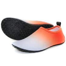Herren-Wasserschuhe aus grauem/orangem XQMAX Neopren, Größe 46