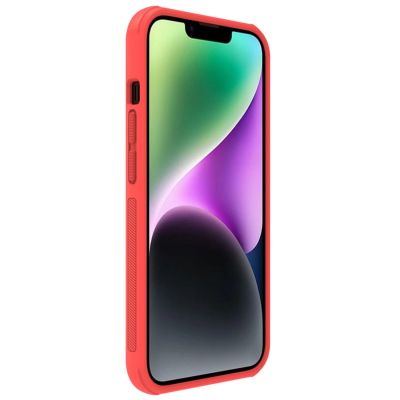 4. Nillkin Super Frosted Shield Pro Hülle für iPhone 14 Plus, Rückseite, rot