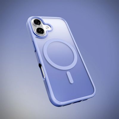 8. Puro Gradient TPU-Hülle kompatibel mit MagSafe für iPhone 17 – Blau