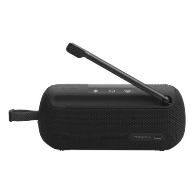 2. JBL TUNER 3 Lautsprecher (schwarz, kabellos, mit FM- und DAB+-Radio)