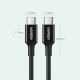 14. Ugreen US300 USB-C – USB-C PD QC FCP Kabel 100 W 5 A 480 Mbit/s 2 m – Weiß
