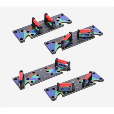 4. HMS PU10 Multifunktions-Liegestützbrett rot