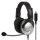 Koss SB45 USB-Headset mit Kabel und Kopfbügel, geeignet für Büro/Callcenter, Schwarz/Silber