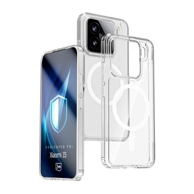 3mk Armor MagCase für Xiaomi 15 - transparent