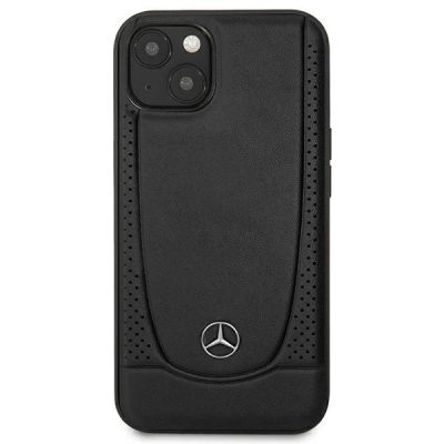 3. Mercedes MEHCP15MARMBK iPhone 15 Plus 6,7" schwarz/schwarz Hardcase Leder Urban