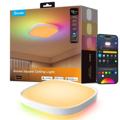 3. Govee 30cm RGBWW + RGBIC Smart Wi-Fi/Bluetooth Deckenleuchte 28W