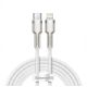 Baseus Cafule Series Metal Data USB-C / Lightning 20W PD-Kabel 2 m - Weiß