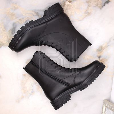6. Bequeme isolierte Lederstiefeletten Remonte W RKR622 schwarz