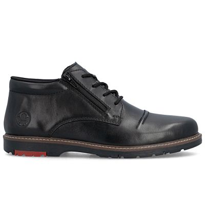 2. Bequeme Herren-Ankle-Boots aus Leder, gefüttert, schwarz, Rieker 10504-00