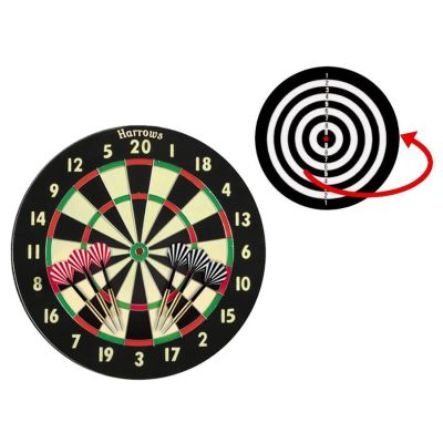 5. Harrows Champion Family Papier-Dartspiel, doppelseitig, HS-TNK-000013077