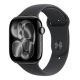 Apple Watch Series 11 GPS + Cellular, 42 mm Gehäuse aus Space Grau Aluminium mit schwarzem Sportarmband – M/L