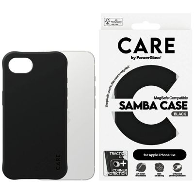 CARE by PanzerGlass Fashion MagSafe iPhone 16e Hülle - Schwarz