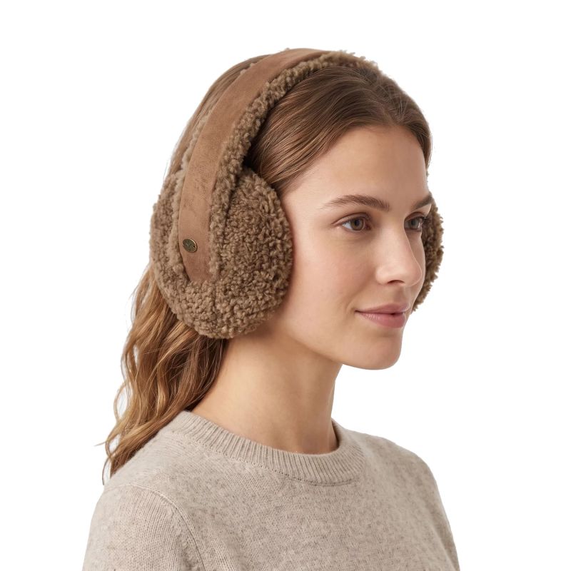 4. EMU Australia Angahook Teddy Earmuffs W7023-MUSH Braun One Size