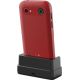 7. Doro Leva E10 6,1 cm (2,4") 118,9 g Rotes Telefon für Senioren