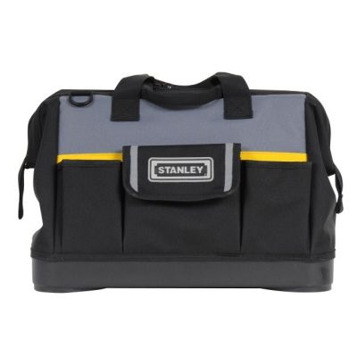 9. Stanley 1-96-183 Werkzeugkasten aus Nylon und Kunststoff, schwarz/grau
