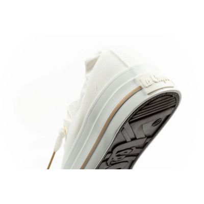7. Lee Cooper Damen-Sportschuhe, modische weiße Slip-On-Sneaker